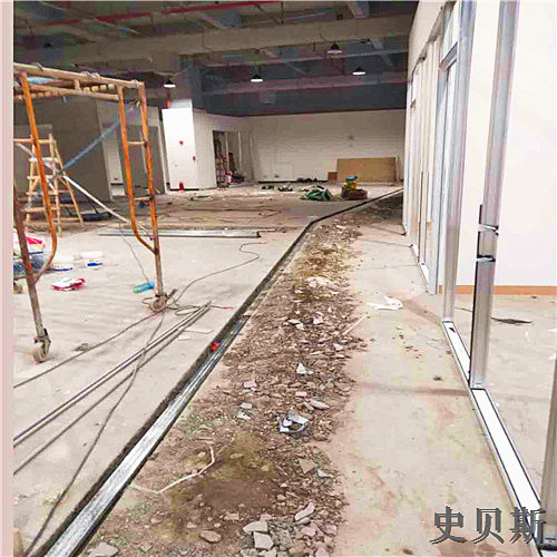封开玻璃隔断墙安装施工8步走